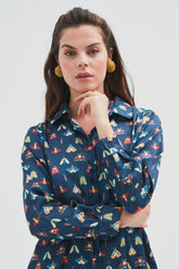 Short Mars Navy Dress